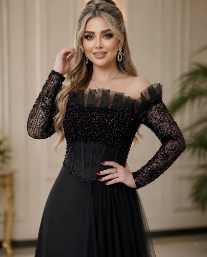 لباس مجلسی دو آستین